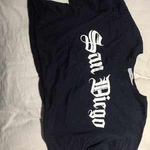 San Diego t shirt cropped
